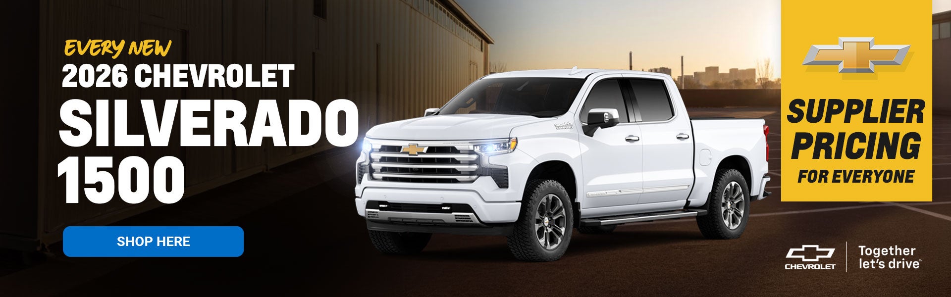 Supplier Pricing on Silverado 1500