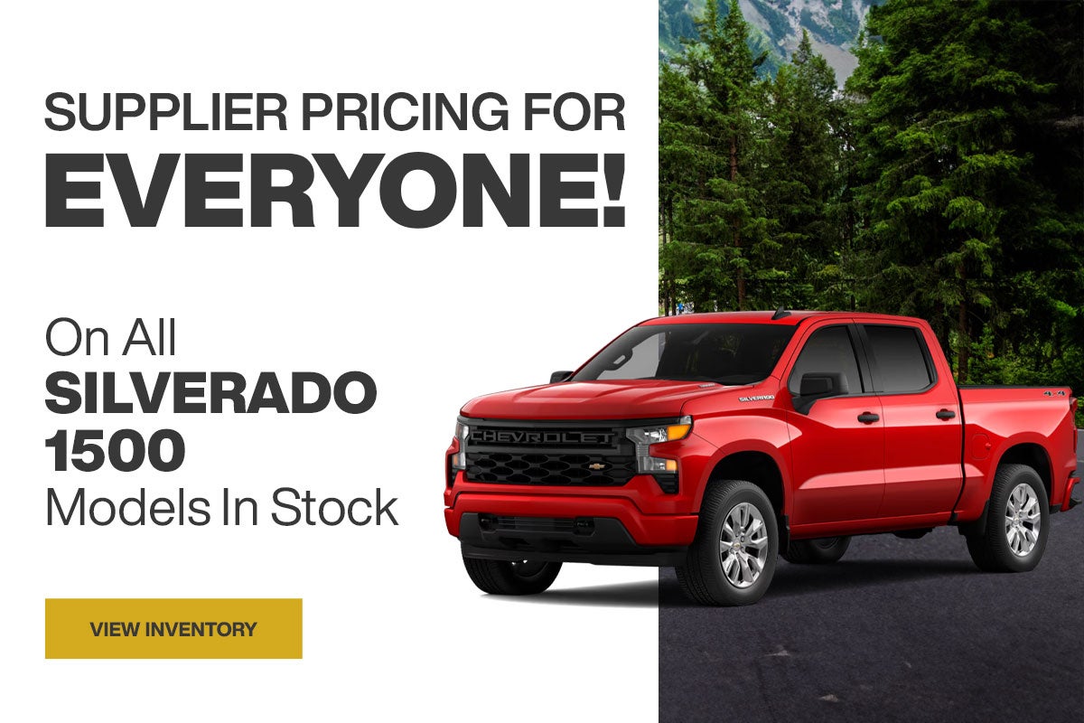 Supplier Pricing on Silverado 1500